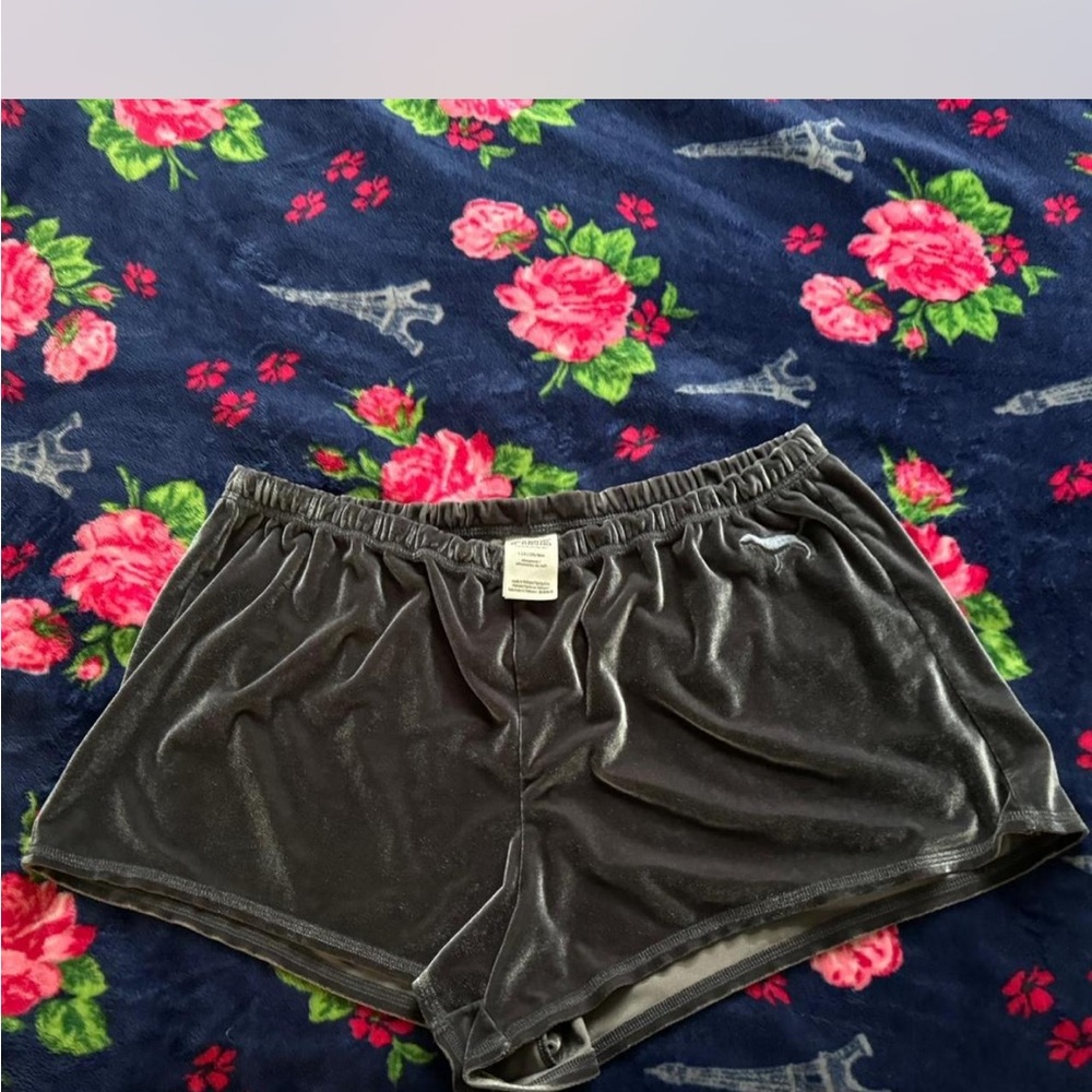 Victoria secret Grey Velvet Shorts